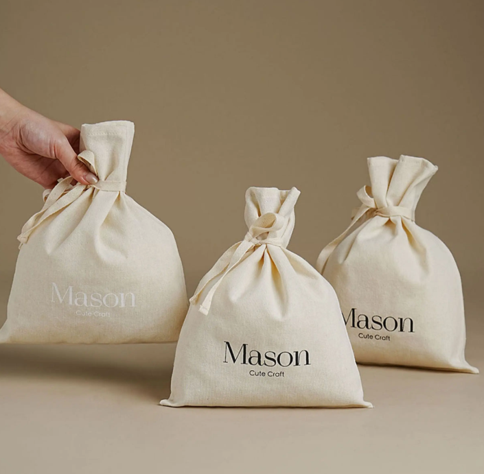 Personalized Cotton Drawstring - огляд і ціна Luxury Skincare Logo